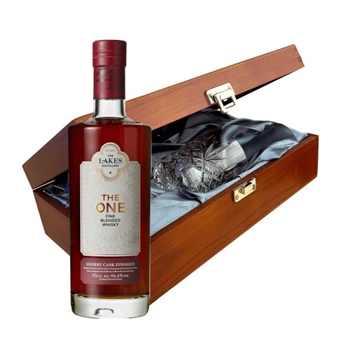 Lakes The One Sherry Cask Whisky In Luxury Box With Royal Scot Glass